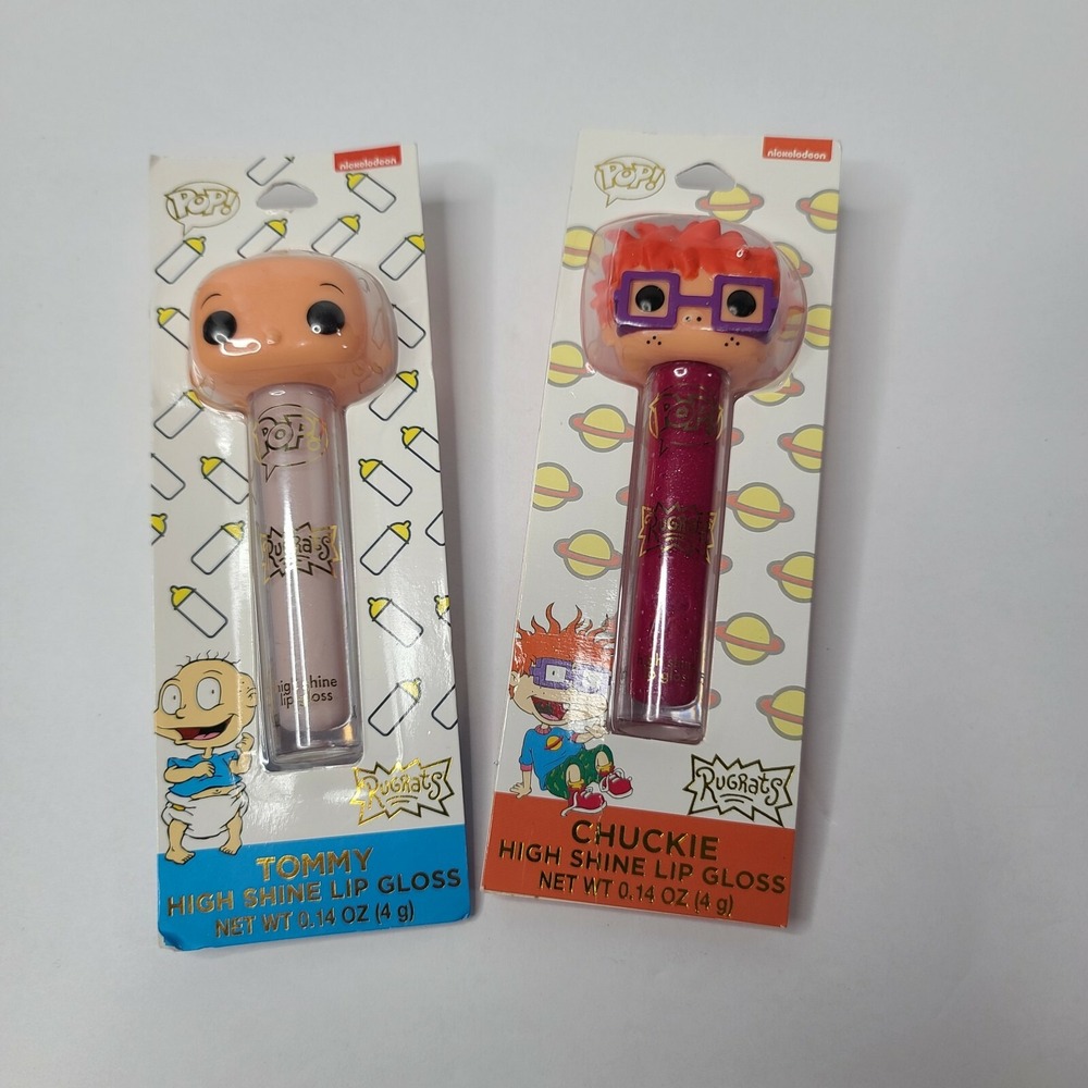 Funko Pop Rugrats Tommy & Chucky 2 High Shine Lip Gloss Lot Nickelodeon 2020